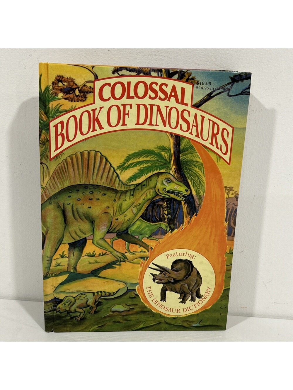 Colossal Book of Dinosaurs Hardcover Vintage Illustrated